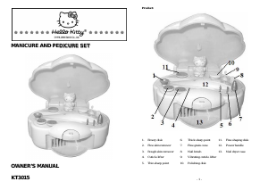 Handleiding Hello Kitty KT3015 Manicure-Pedicure set