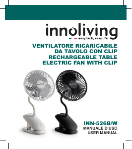 Manual Innoliving INN-526W Fan