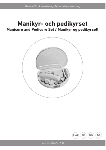 Bruksanvisning Rusta 8640-1038 Manikyr-pedikyr sett