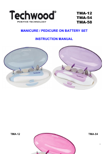 Manual Techwood TMA-54 Manicure-Pedicure Set