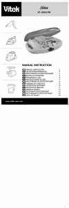 Manual de uso Vitek VT-2204 PK Set de manicura-pedicura