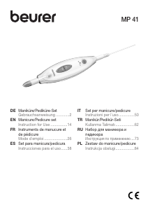 Manual de uso Beurer MP 41 Set de manicura-pedicura