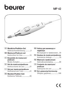 Manual Beurer MP 42 Conjunto de manicure-pedicure