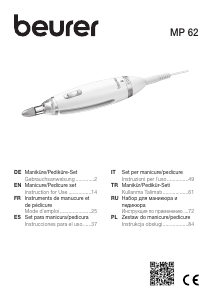 Manual de uso Beurer MP 62 Set de manicura-pedicura