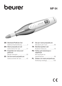 Manuale Beurer MP 64 Set per manicure-pedicure