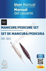 Manual de uso EasyHome GT-MP-03 Set de manicura-pedicura