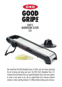 Manual OXO Good Grips 2.0 Mandoline