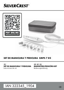 Manual de uso SilverCrest SMPS 7 D2 Set de manicura-pedicura