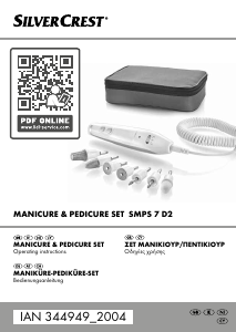 Handleiding SilverCrest SMPS 7 D2 Manicure-Pedicure set