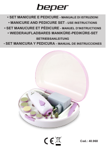 Handleiding Beper 40.968 Manicure-Pedicure set