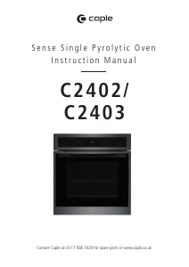 Manual Caple C2403 Oven