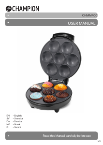 Manual Champion CHMM400 Cupcake Maker