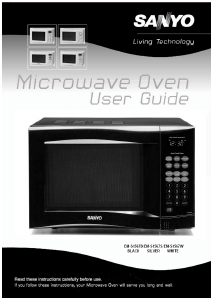 Manual Sanyo EM-S1567 Microwave