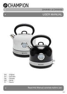 Manual Champion CHVK402 Kettle