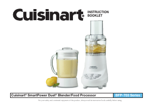 Manual Cuisinart BFP-703BCP1 Blender