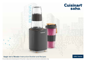 Manual Cuisinart CPB-7TR Blender