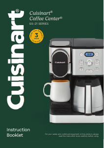 Manual Cuisinart SS-21 Coffee Machine