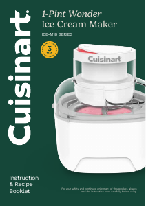 Manual Cuisinart ICE-M10 Ice Cream Machine