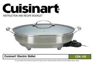 Manual Cuisinart CSK-150P1 Pan