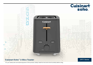 Manual Cuisinart CPT-7TR Toaster