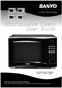 Manual Sanyo EM-S1567S Microwave