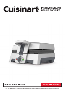 Manual Cuisinart WAF-ST6 Waffle Maker