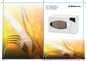 Mode d’emploi Jeken WD900DL23-K6 Micro-onde