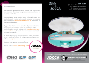 Manual Jocca 6288 Conjunto de manicure-pedicure