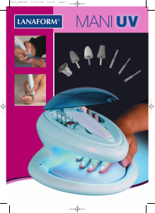 Manual Lanaform 1012 Mani UV Manicure-Pedicure Set