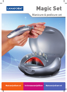 Manual Lanaform LA130501 Magic Set Manicure-Pedicure Set