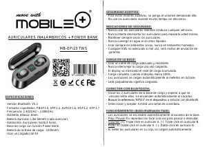 Manual de uso Mobile+ MB-EPi25 Auriculares