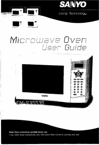 Manual Sanyo EM-S3553S Microwave