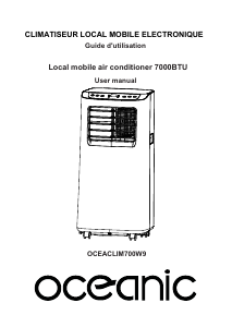 Mode d’emploi Oceanic OCEACLIM700W9 Climatiseur