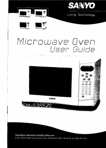 Manual Sanyo EM-S3557S Microwave