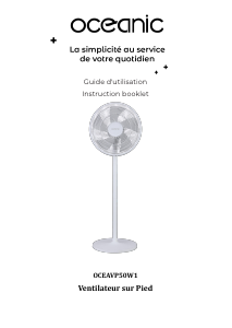 Mode d’emploi Oceanic OCEAVP50W1 Ventilateur