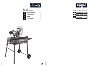 Manual Scheppach LCS 400 Mitre Saw