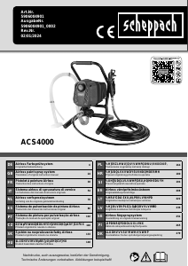 Mode d’emploi Scheppach ACS4000 Pistolet à Peinture