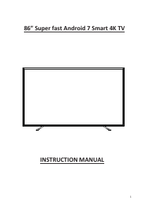 Handleiding Cello C86SFS4K LED televisie