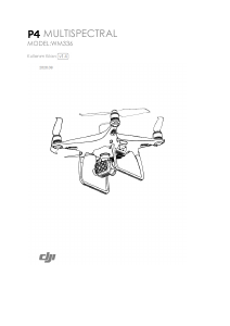 Kullanım kılavuzu DJI P4 Multispectral Drone