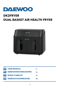 Manual Daewoo DK2FRYER Deep Fryer