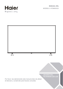 Manual de uso Haier H70K800UX Televisor de LED
