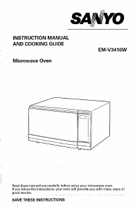 Handleiding Sanyo EM-V3410W Magnetron