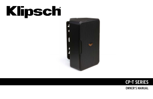 Manual Klipsch CP-6T Speaker