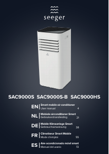 Handleiding Seeger SAC9000S-B Airconditioner