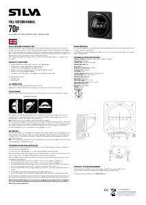 Handleiding Silva 70P Bootkompas