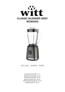 Brugsanvisning Witt WCB500G Classic Blender