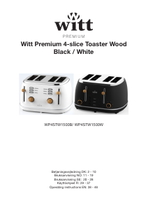 Manual Witt WP4STW1500B Toaster