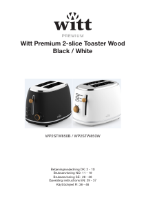 Manual Witt WP2STW850W Toaster