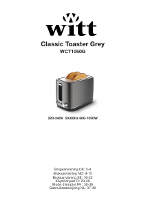 Bedienungsanleitung Witt WCT1050G Toaster