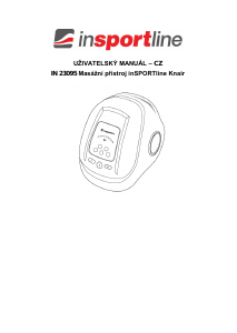 Manuál inSPORTline IN 23095 Masážní přístroj